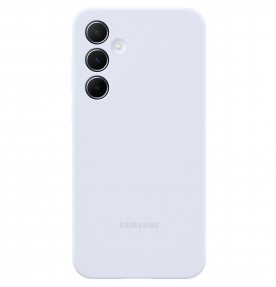 Husa Silicone Cover pentru Samsung Galaxy A55, Light Blue