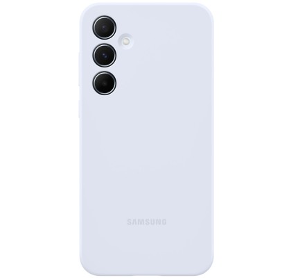 Husa Silicone Cover pentru Samsung Galaxy A55, Light Blue