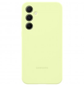 Husa Silicone Cover pentru Samsung Galaxy A55, Lime