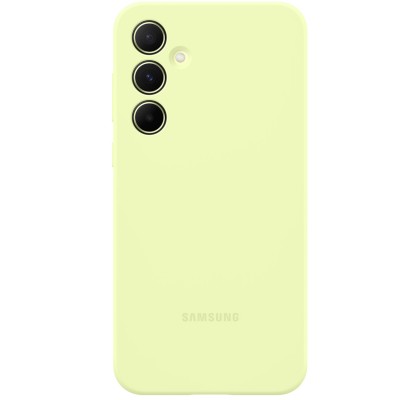 Husa Silicone Cover pentru Samsung Galaxy A55, Lime