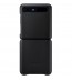 Husa Leather Cover pentru Samsung Galaxy Flip Z, Black