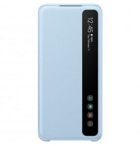 Husa Clear View Cover Samsung Galaxy S20, Blue