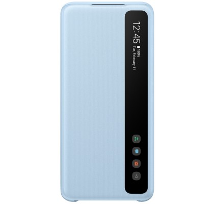 Husa Clear View Cover Samsung Galaxy S20, Blue