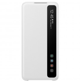 Husa Clear View Cover Samsung Galaxy S20, White