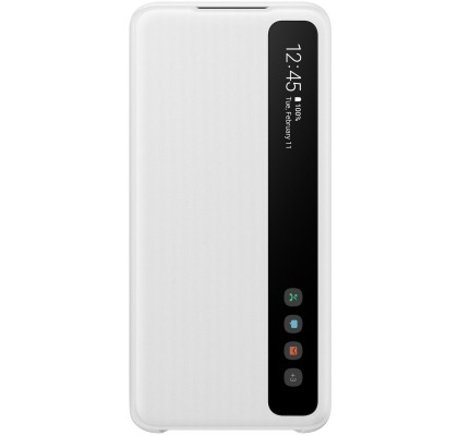 Husa Clear View Cover Samsung Galaxy S20, White