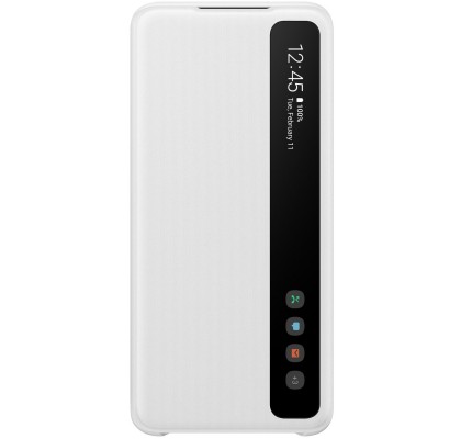 Husa Clear View Cover Samsung Galaxy S20, White