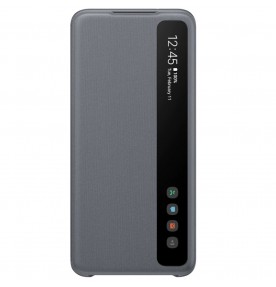 Husa Clear View Cover Samsung Galaxy S20, Gray