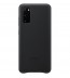 Husa Leather Cover pentru Samsung Galaxy S20, Black