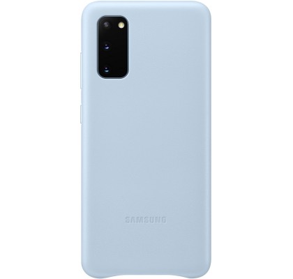 Husa Leather Cover pentru Samsung Galaxy S20, Blue