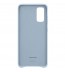 Husa Leather Cover pentru Samsung Galaxy S20, Blue