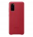 Husa Leather Cover pentru Samsung Galaxy S20, Red