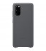 Husa Leather Cover pentru Samsung Galaxy S20, Gray