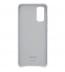 Husa Leather Cover pentru Samsung Galaxy S20, Light Gray