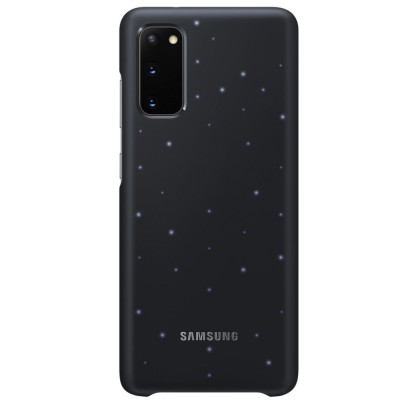 Husa LED Cover pentru Samsung Galaxy S20, Black