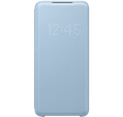 Husa LED View Cover pentru Samsung Galaxy S20, Blue