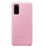 Husa LED View Cover pentru Samsung Galaxy S20, Pink