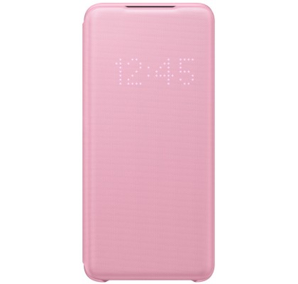 Husa LED View Cover pentru Samsung Galaxy S20, Pink