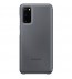 Husa LED View Cover pentru Samsung Galaxy S20, Gray