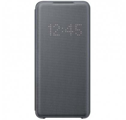 Husa LED View Cover pentru Samsung Galaxy S20, Gray