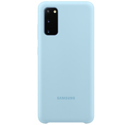 Husa Silicone Cover pentru Samsung Galaxy S20, Blue