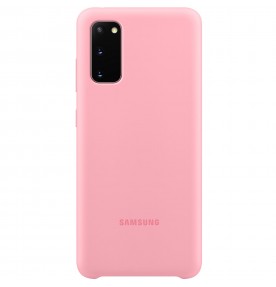 Husa Silicone Cover pentru Samsung Galaxy S20, Pink