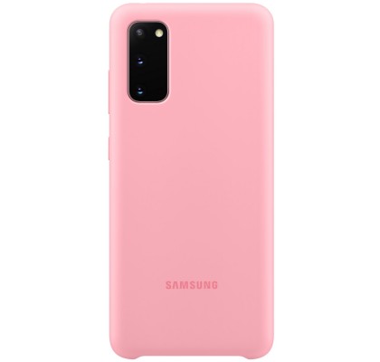 Husa Silicone Cover pentru Samsung Galaxy S20, Pink