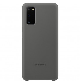 Husa Silicone Cover pentru Samsung Galaxy S20, Gray