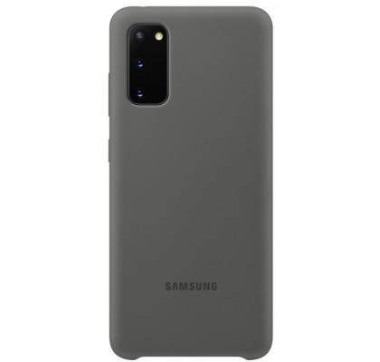 Husa Silicone Cover pentru Samsung Galaxy S20, Gray