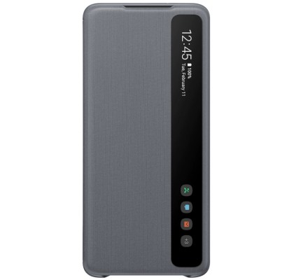 Husa Clear View Cover Samsung Galaxy S20+, Gray
