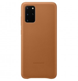 Husa Leather Cover pentru Samsung Galaxy S20+, Brown