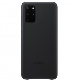 Husa Leather Cover pentru Samsung Galaxy S20+, Black