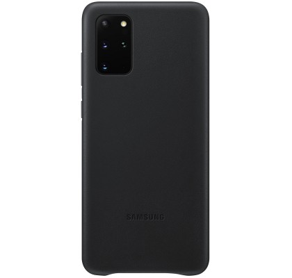 Husa Leather Cover pentru Samsung Galaxy S20+, Black