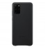 Husa Leather Cover pentru Samsung Galaxy S20+, Black