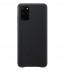 Husa Leather Cover pentru Samsung Galaxy S20+, Black