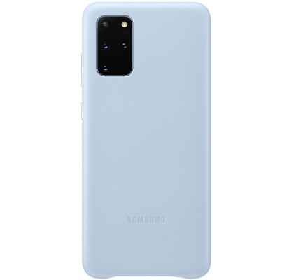 Husa Leather Cover pentru Samsung Galaxy S20+, Blue