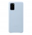 Husa Leather Cover pentru Samsung Galaxy S20+, Blue