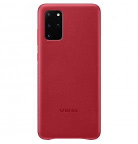 Husa Leather Cover pentru Samsung Galaxy S20+, Red