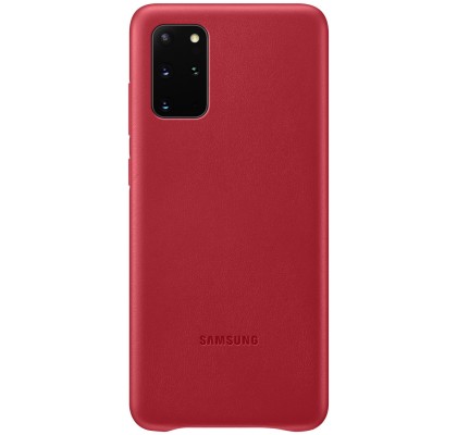 Husa Leather Cover pentru Samsung Galaxy S20+, Red