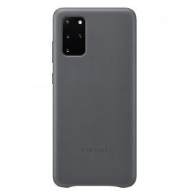 Husa Leather Cover pentru Samsung Galaxy S20+, Gray