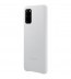 Husa Leather Cover pentru Samsung Galaxy S20+, Light Gray