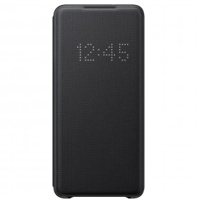 Husa LED View Cover pentru Samsung Galaxy S20+, Black