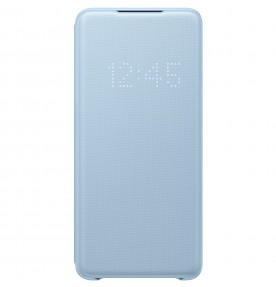 Husa LED View Cover pentru Samsung Galaxy S20+, Blue