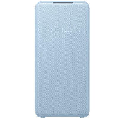 Husa LED View Cover pentru Samsung Galaxy S20+, Blue