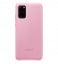 Husa LED View Cover pentru Samsung Galaxy S20+, Pink