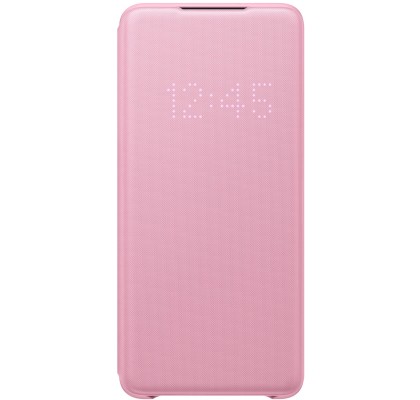 Husa LED View Cover pentru Samsung Galaxy S20+, Pink