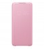 Husa LED View Cover pentru Samsung Galaxy S20+, Pink