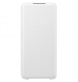 Husa LED View Cover pentru Samsung Galaxy S20+, White