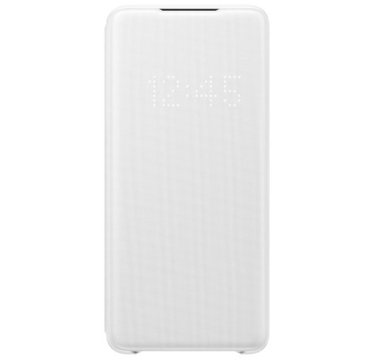 Husa LED View Cover pentru Samsung Galaxy S20+, White