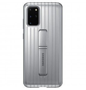 Husa Protective Standing Cover Samsung Galaxy S20+, Silver