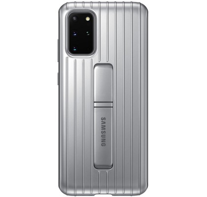 Husa Protective Standing Cover Samsung Galaxy S20+, Silver